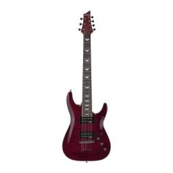 Guitarra Eléctrica Schecter Omen Extrm 7 Cereza Negro Issccomenext7bcr