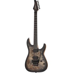 Guitarra Eléctrica Schecter C 6 Fr Pro Charcoal Burst Issccc6frprocbu