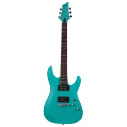 Guitarra Eléctrica Schecter C 6 Deluxe Satin Aqua Issccc6deluxesaq