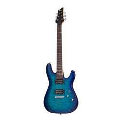 Guitarra Eléctrica Schecter C 6 Plus Azul Oceano Sombreado Issccc6plusobb