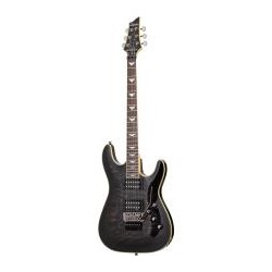 Guitarra Eléctrica Schecter Omen Extrm 6 Fr Negro Transparente Issccomenext6ftbk