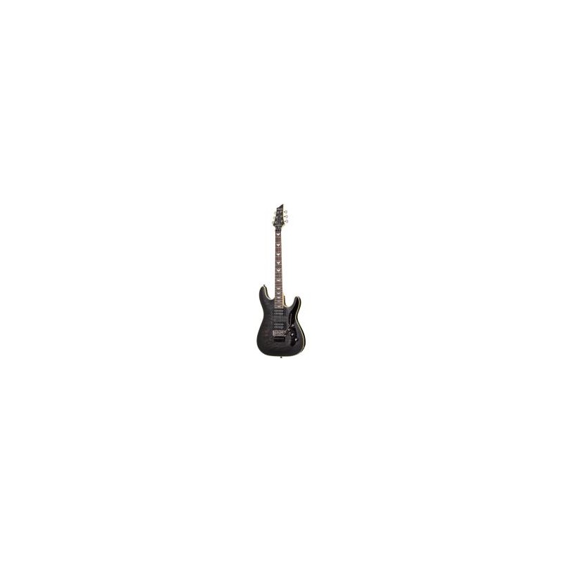Guitarra Eléctrica Schecter Omen Extrm 6 Fr Negro Transparente Issccomenext6ftbk