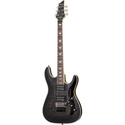 Guitarra Eléctrica Schecter Omen Extrm 6 Fr Negro Transparente Issccomenext6ftbk