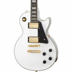 Guitarra Eléctrica Epiphone Les Paul Custom, Alpine White Eilcawgh1